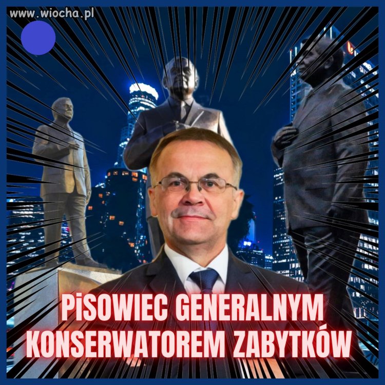 Oj to będzie teraz pomnik Lecha na każdym rogu ...
