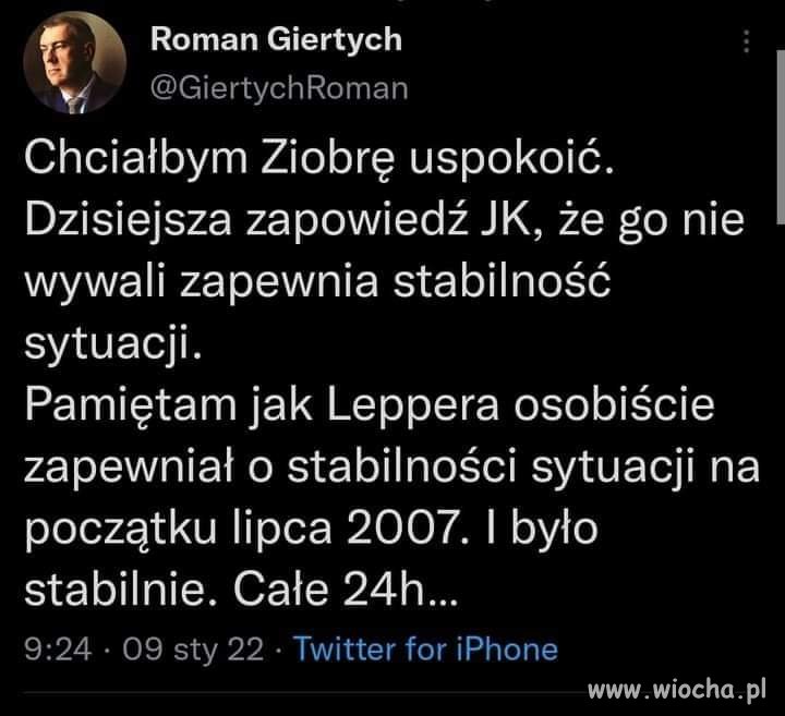 Ważne że stabilnie