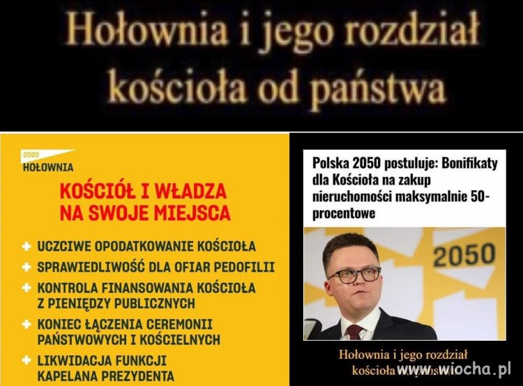 Hołownia - który  jest prawdziwy