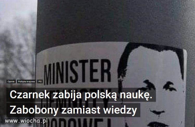 Czarnek powinien zostać poddany badaniom psychiatrycznym