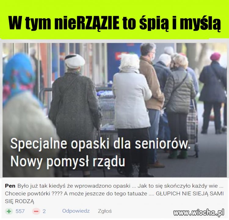 Specjalne opaski dla seniorów?!