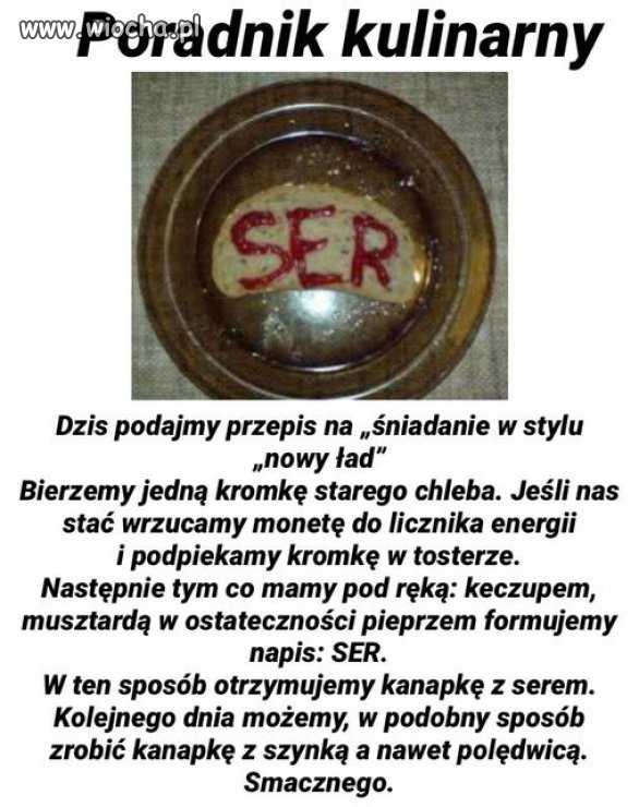 Tak śniadaniowo z rana 
