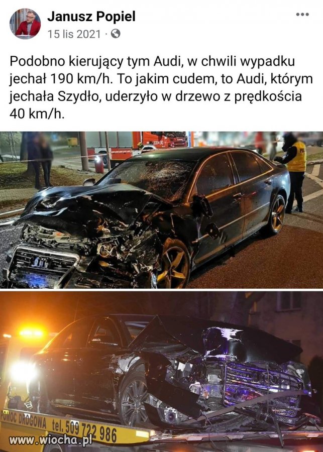 Wygląda na to że Audi to kartonowe samochody.   