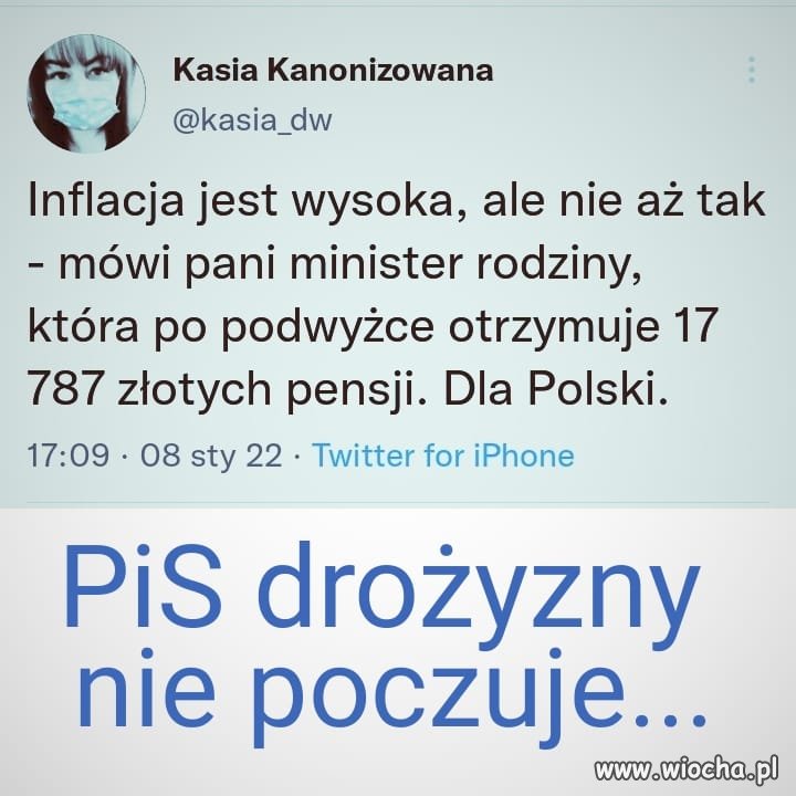 Jaka inflacja ? Jaka drożyzna ?