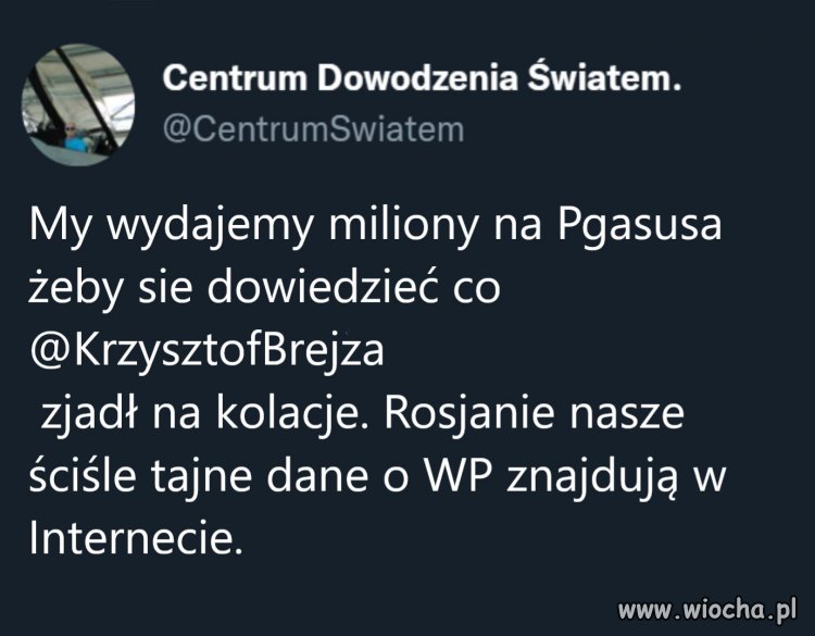 My wydajemy miliony na Pegasusa
