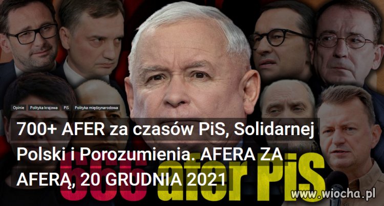 Chyba nie ma już dnia bez poważnej afery...