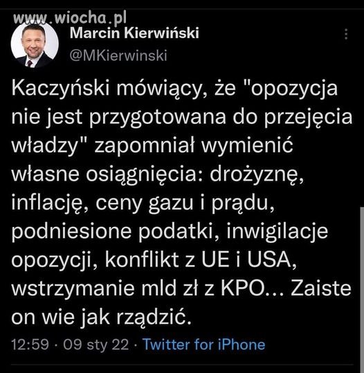 Bardzo dobrze powiedziane