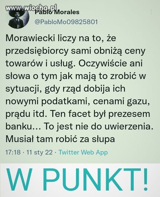  Teraz wysokie ceny będą winą przedsiębiorców