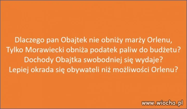 Lepiej dysponować gotówką Obajtka