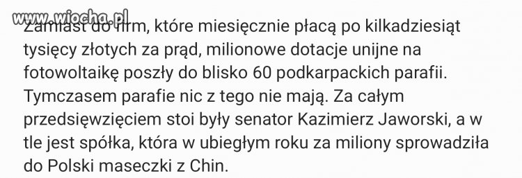 Ciekawe czy ktoś to rozliczy?