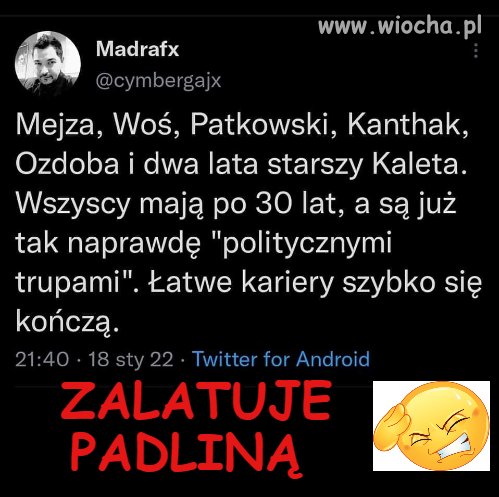 Brzydko zalatuje 