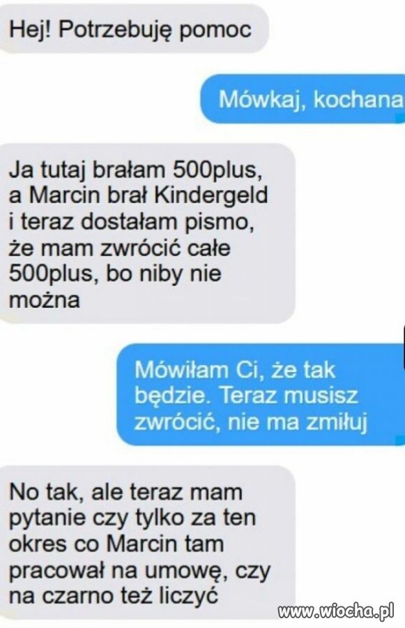 Chciała być cwana