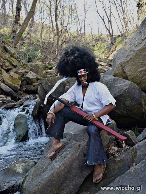 Afro indiański samurai