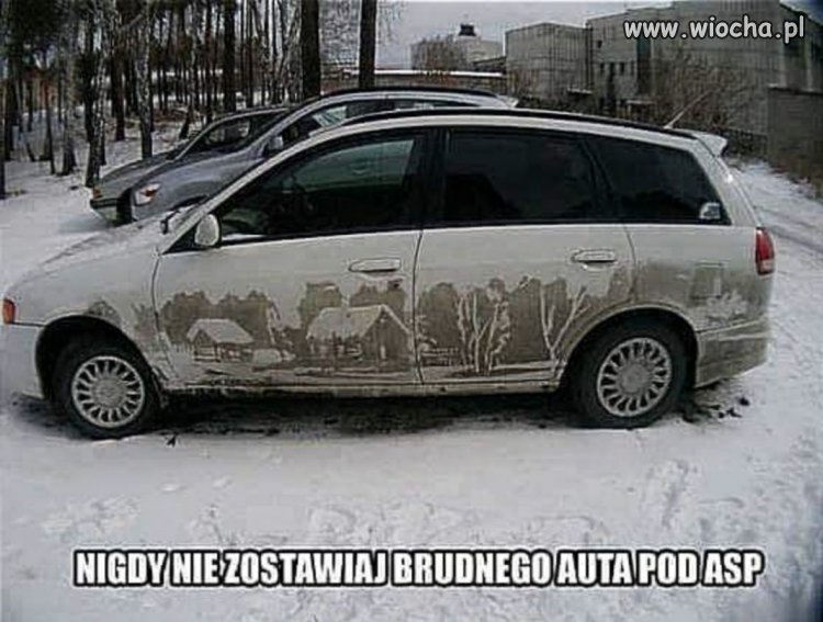 Teraz, to już szkoda by było jechać do myjni.