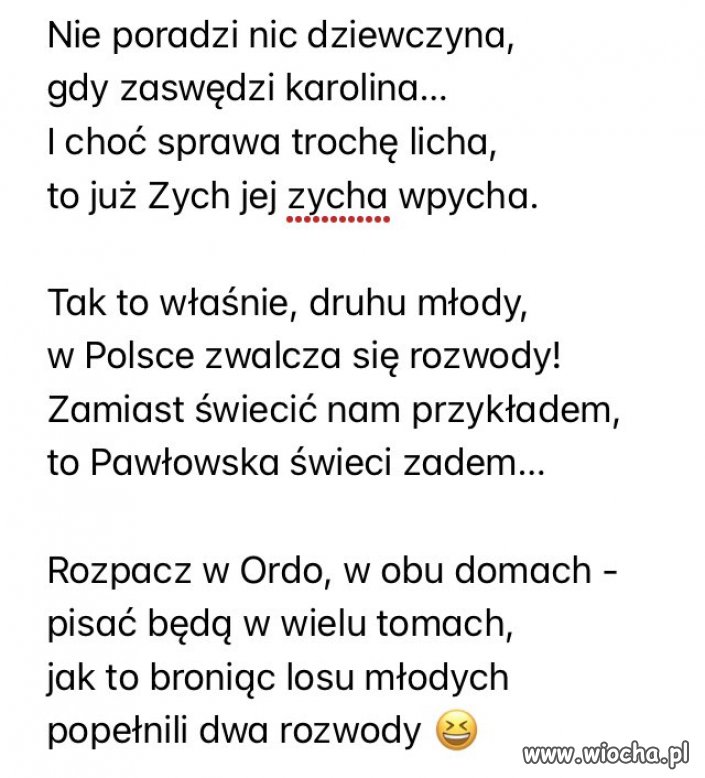 Ku pamięci wybryków ex-członków  OrdoIuris  -  KD Pawlowska  i  Tymoteusz Zych  