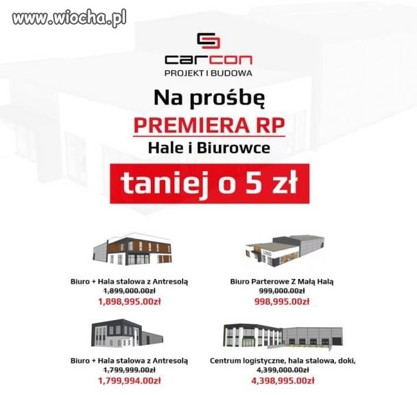 Na prośbę premiera