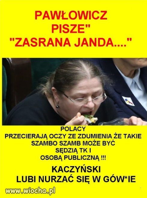 Krycha to przykład kultury PiSu, o której mówi Suski...
