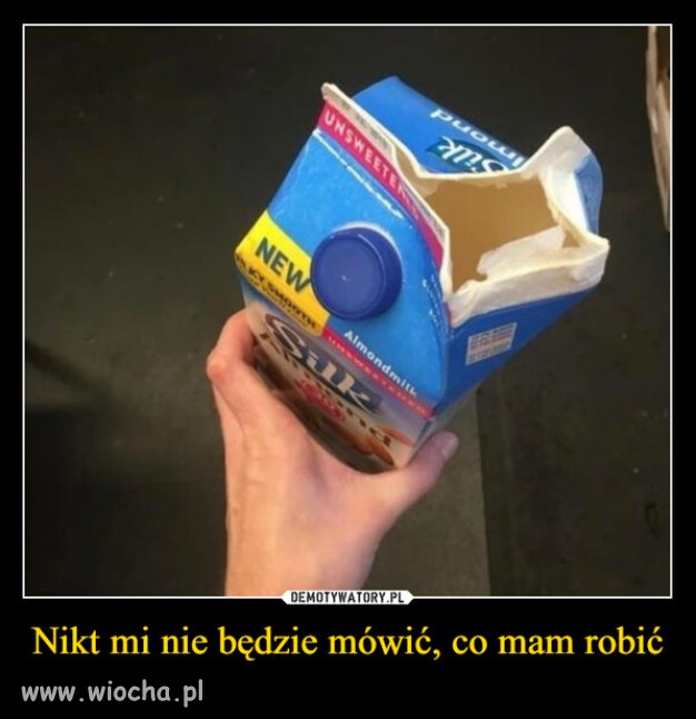 Tak wyglada walka o wolnosc do wlasnej glupoty...