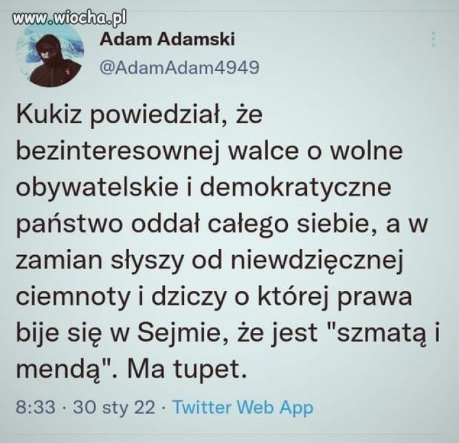 Kukiz coraz bardziej beznadziejny