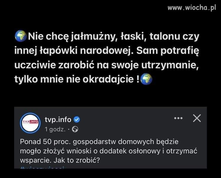 Mam taką uprzejmą prośbę ...