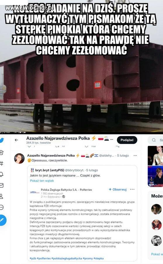Jak wytłumaczyć rzecz arcyniewygidną politycznie..