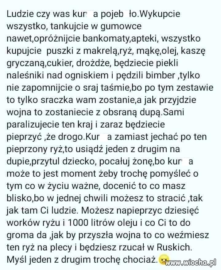 Prosty przekaz. 