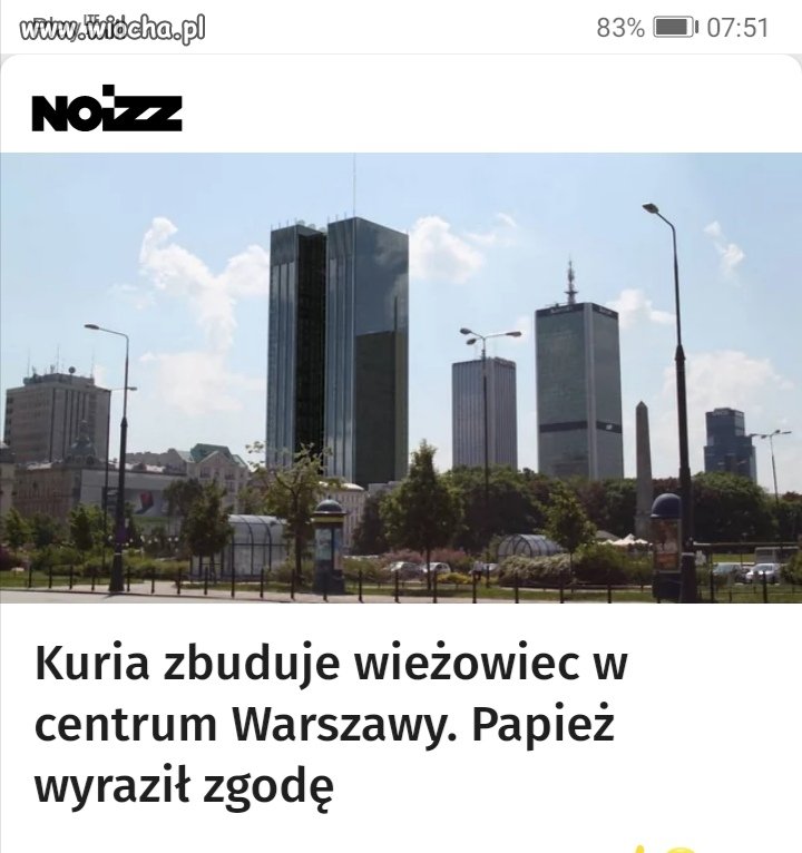 Że zbiórek na tacę? 