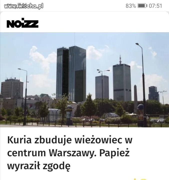 Że zbiórek na tacę? 