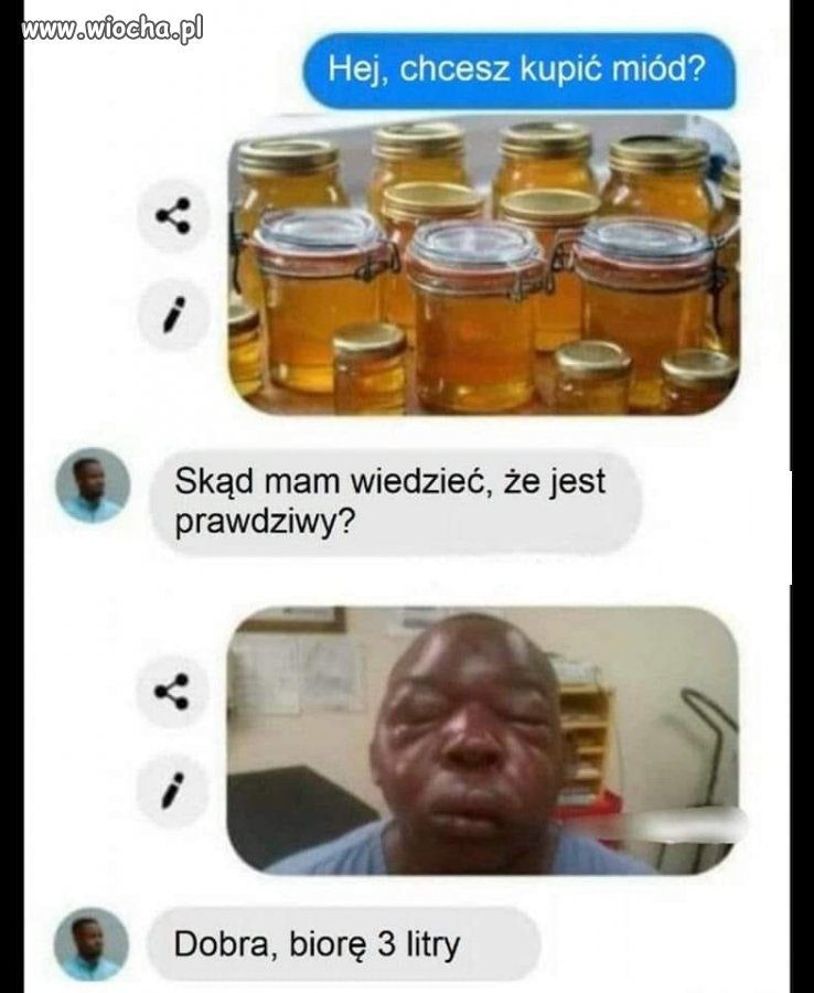 A wiecie że miód przy 42 st. C traci właściwości