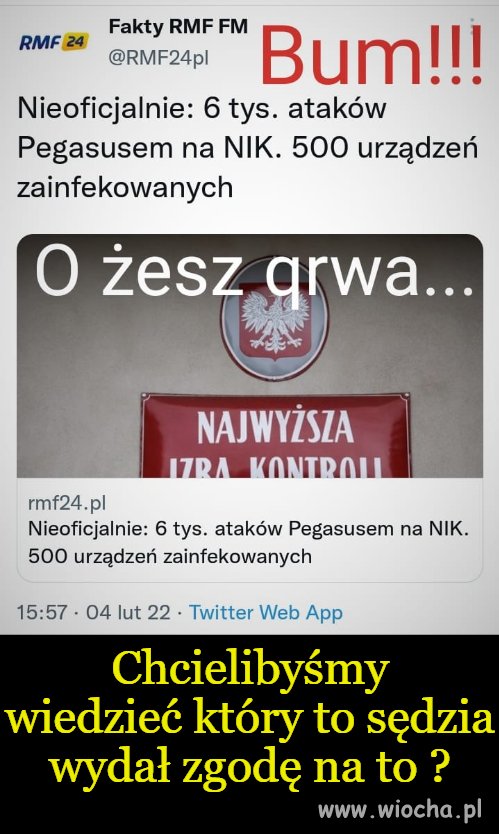 Który sędzia wydał zgodę ?