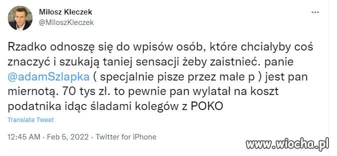 Ktoś mimo wszystko został posłem