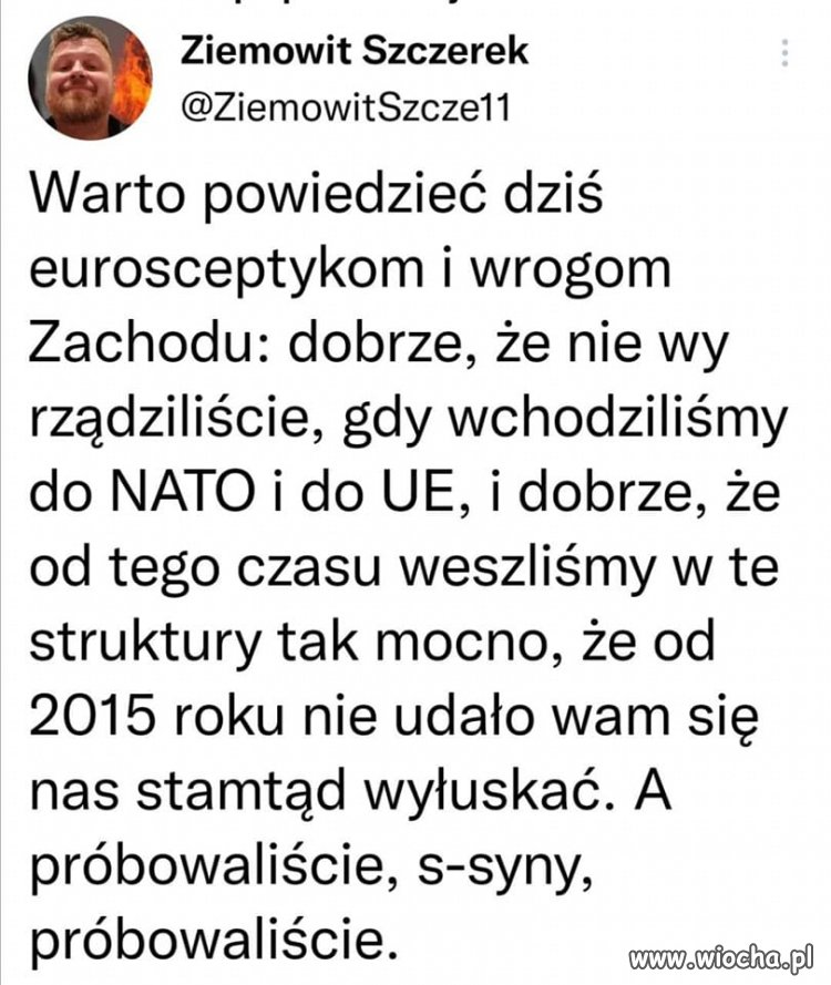 Oczywiście, że warto o tym mówić ...
