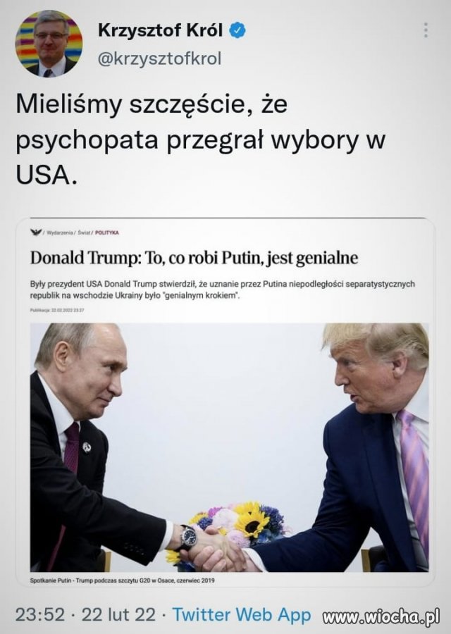 Mieliśmy szczęście ...