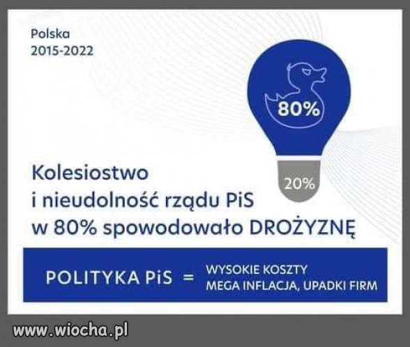 Za nieudolną politykę PiSu jest winny tylko PiS!