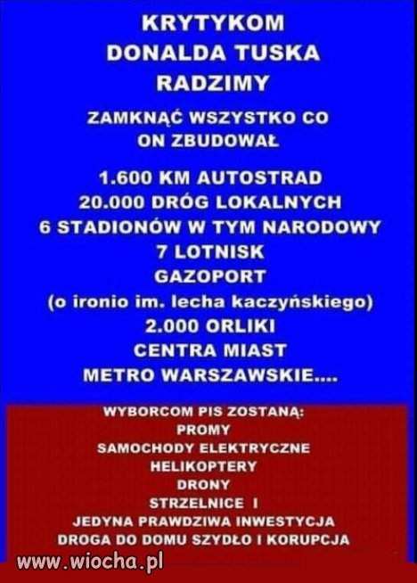 Może wyborcy zaczną myśleć???
