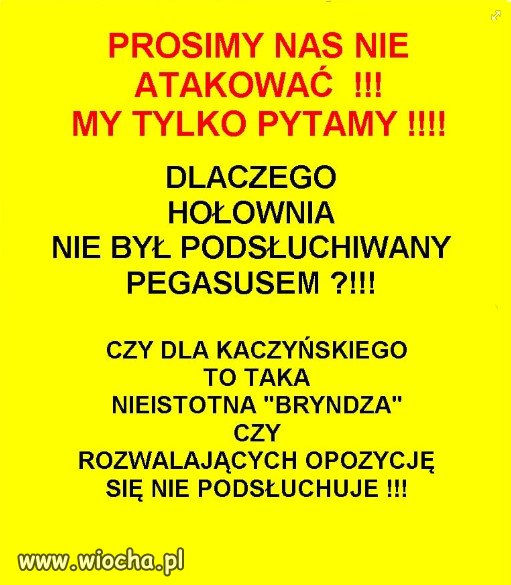 Bardzo interesujące pytanie...i o czymś świadczy!