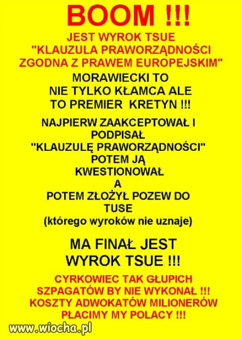 Po raz kolejny PiS wyszedl na glupkow...