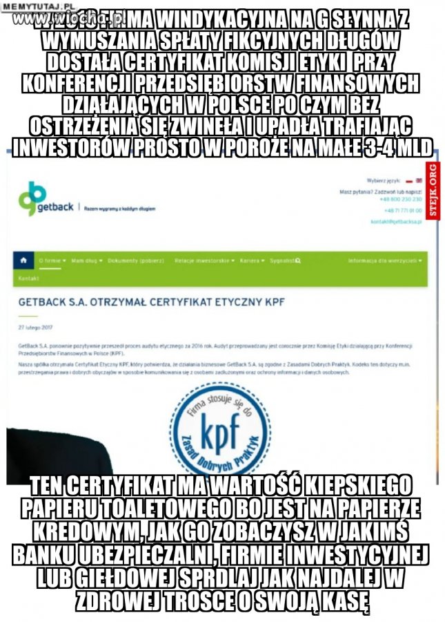 Takie małe ostrzeżenie