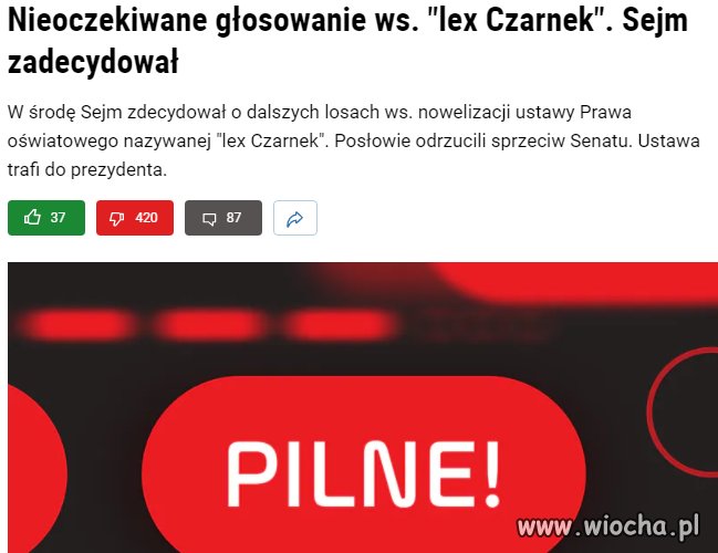 Jeszcze tylko podpis dudy