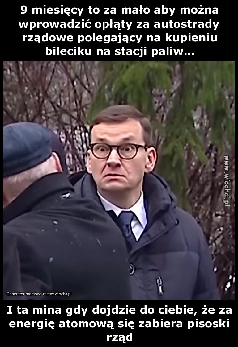 9 miesięcy to za mało aby można wprowadzić opłąty