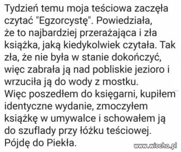 Szatan dzwonił, bo chciał pogratulować