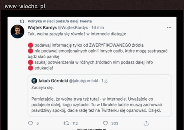 Weryfikujcie informacje 
