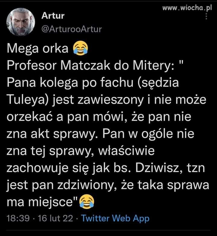 Mega orka sędziego Mitery 