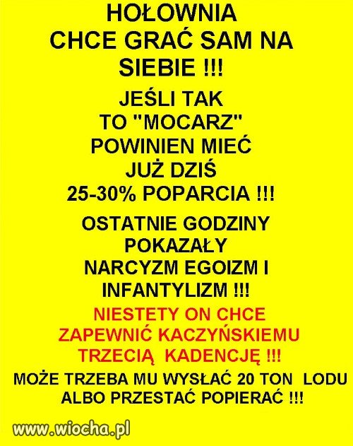 Kolejny oszołom w polskiej polityce z manią wielkości?
