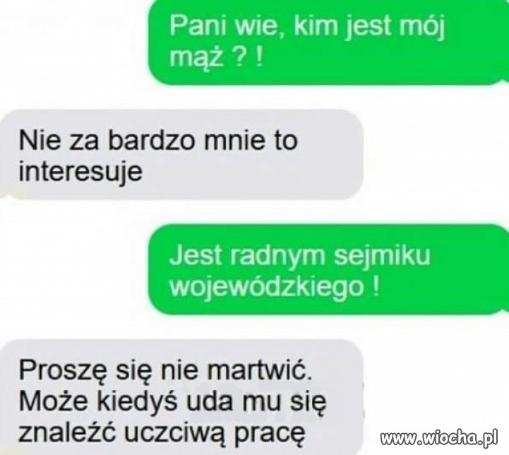 Z cyklu ''mój mąż jest z zawodu dyrektorem''
