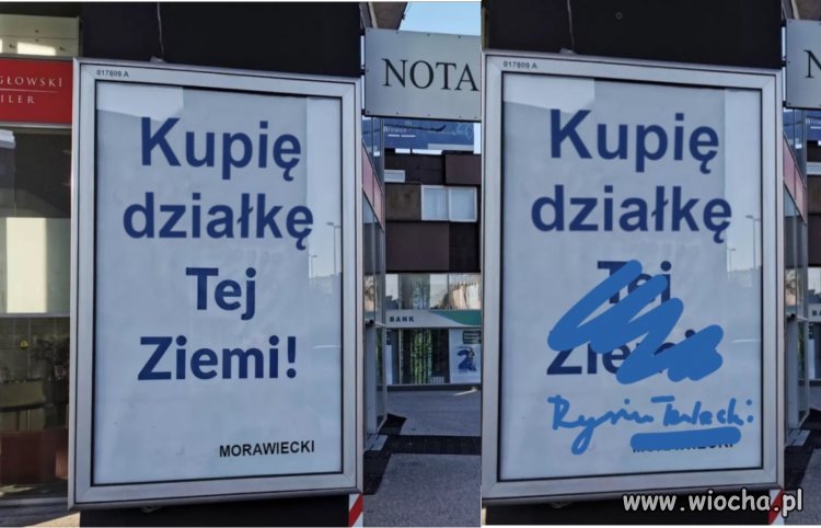 Działka działce nierówna