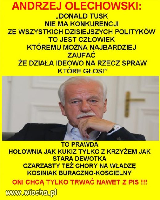 Zgadzam się z tą oceną, takie są fakty...