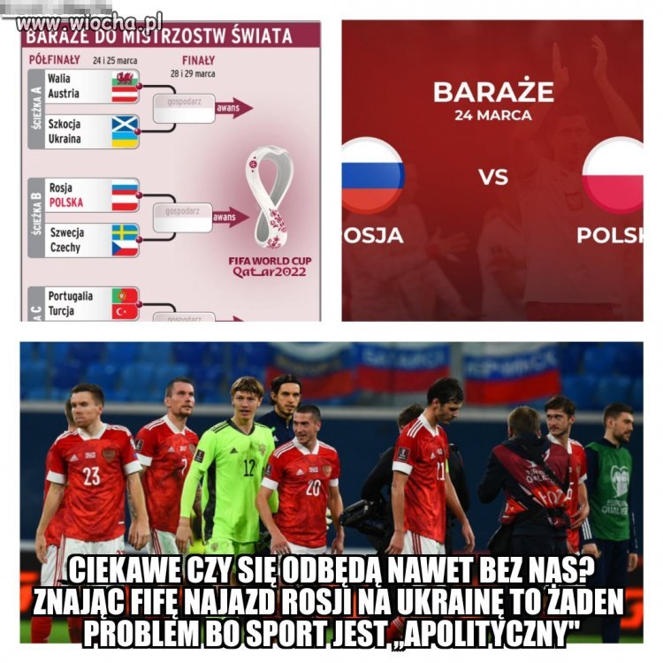 Jak Putin dobrze posmaruje działaczom fifa...