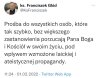 Parafianie uciekają i ksiundzu grozi głód...