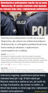 Dziewięciu policjantów rzuciło się na pana Wojciecha